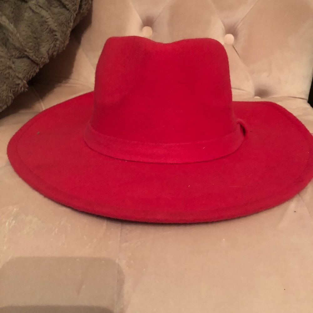 Hot pink hat